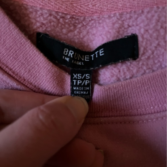 Brunette The Label | Babe Crewneck | Size XS/S - Picture 2 of 2